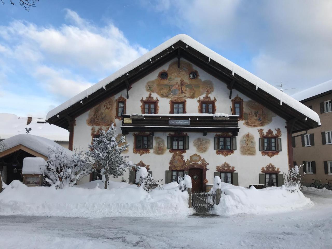 Hotel Zum Kirchenbauer Oberammergau Exterior foto