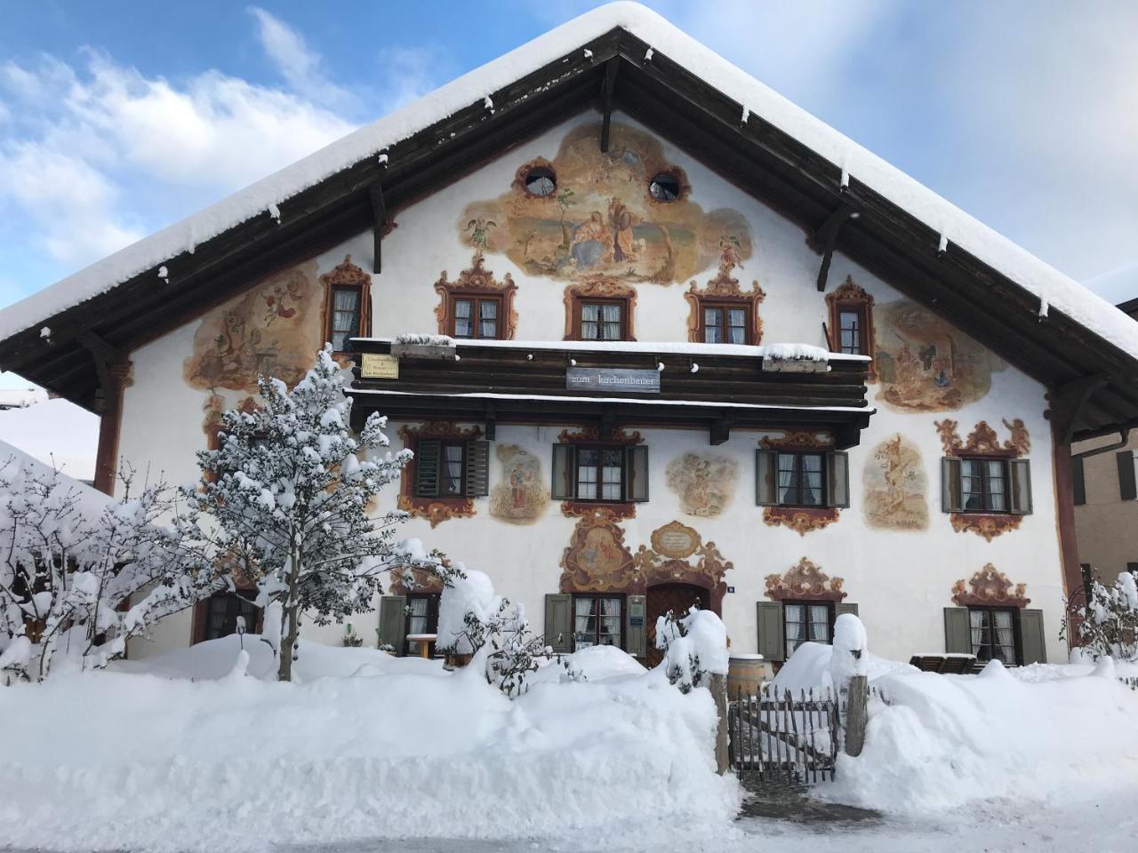 Hotel Zum Kirchenbauer Oberammergau Exterior foto